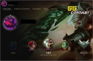 Conta League of Legends Prata II LOL