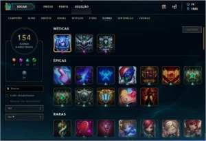 CONTA LOL TODOS CHAMPS 123 SKINS  DIAMANTE 4 - League of Legends