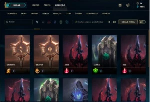 CONTA LOL TODOS CHAMPS 123 SKINS  DIAMANTE 4 - League of Legends