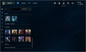 ContaLOL 129 skins, all champions, honra 4, plat 3 - League of Legends