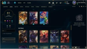 Conta League of legends com skins LOL