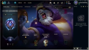 Conta League of legends com skins LOL