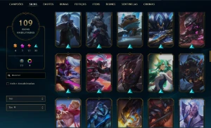 Conta De Lol Todos Champions, 109 Skins [Pronta Entrega] - League of Legends: Wild Rift LOL WR