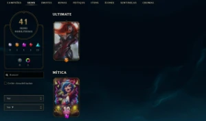 Conta League of Legends Full Acesso - 140 Champs e 41 Skins LOL