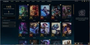 Conta LoL Diamante 1 - 41 champ - 6 skins - League of Legends