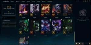Conta LoL Diamante 1 - 41 champ - 6 skins - League of Legends