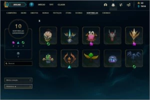 CONTA LEAGUE OF LEGENDS COM 11 GEMAS! OURO 4 SOLO DUO! LOL