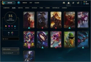 CONTA LEAGUE OF LEGENDS COM 11 GEMAS! OURO 4 SOLO DUO! LOL