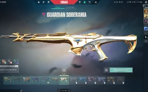 Conta de valorant com chaveiros de imortal e muita skin