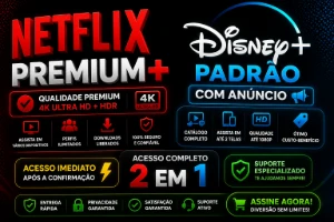 Combo Telas: Disney Premium + Netflix 4K | Telas Privada