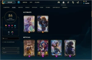 Venda de conta LOL - League of Legends