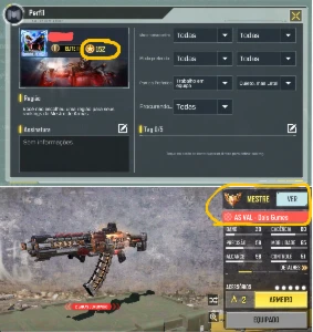 Conta COD mobile com arma mítica, épicas, personagens, skins - Call of Duty