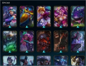 VENDO CONTA LOL 167 SKINS E 98 CAMPEÕES - League of Legends