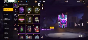 Conta De Free Fire Lv. 58 + Skins Raras E Muito Mais!