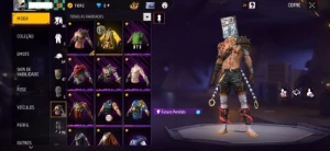 Conta De Free Fire Lv. 58 + Skins Raras E Muito Mais!