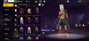 Conta De Free Fire Lv. 58 + Skins Raras E Muito Mais!