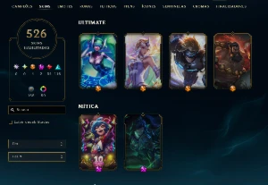 526 Skins, com Vayne Ladrã de Almas e Annieversario + Icones - League of Legends LOL