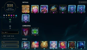 526 Skins, com Vayne Ladrã de Almas e Annieversario + Icones - League of Legends LOL