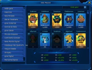 Conta End Game Ladmo Omega - Digimon Masters Online