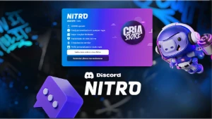 Nitro Gaming Gift 1 Mês Para Conta Que Já Teve Nitro - Assinaturas e Premium