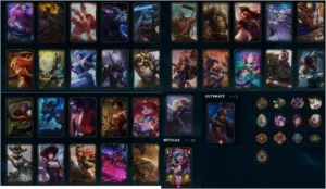 Conta no LOL Platina 3, 108 campeões, 67 skins - League of Legends