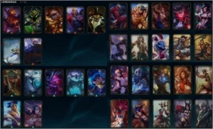 Conta no LOL Platina 3, 108 campeões, 67 skins - League of Legends