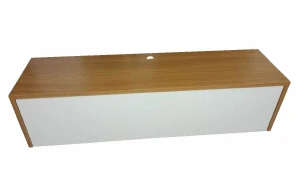Aparador Freijó e Branco com Gaveta 60x25x20cm - Artesanato e Personalizados