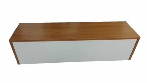 Aparador Freijó e Branco com Gaveta 60x25x20cm - Artesanato e Personalizados
