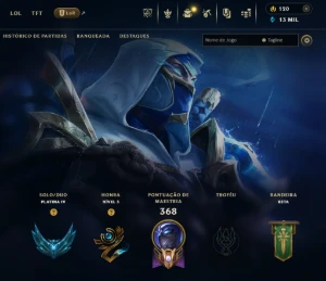 Conta de League of Legends LOL