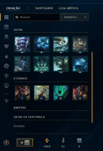 Conta de League of Legends LOL