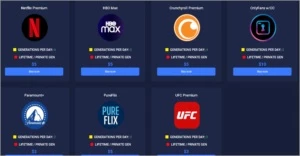 método para comprar geradores - Assinaturas e Premium