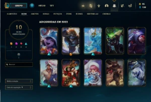Conta upada a mão level 34 - League of Legends LOL
