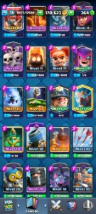 Conta Clash Royale nível 37 com 7 evoluções
