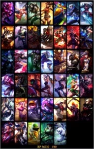 CONTA DE LOL OURO 1 - League of Legends