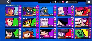 Vendo conta de Brawl star + Clash Royale - Brawl Stars