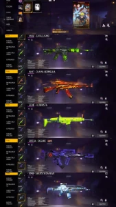 Conta Free Fire Com Conjunto Naruto Completo E Muito Mais