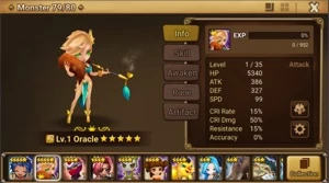 Reroll Summoners War lvl10 com Seara + Aaliyah