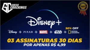 [Promoção] 03 Contas Disney+ Assinatura Premium 30 Dias - Assinaturas e Premium