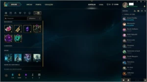 CONTA PLATINA V 47PDL 5.1K DE IP 20 CHAMPS 5 SKINS BARATA - League of Legends LOL