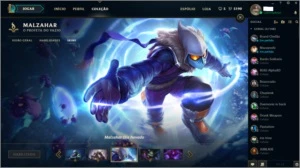 CONTA PLATINA V 47PDL 5.1K DE IP 20 CHAMPS 5 SKINS BARATA - League of Legends LOL