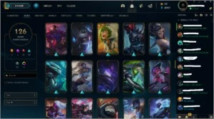 plat IV, e-mail verificado, muitas skins, Todos os champs - League of Legends LOL