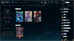 plat IV, e-mail verificado, muitas skins, Todos os champs