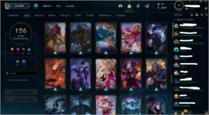 plat IV, e-mail verificado, muitas skins, Todos os champs - League of Legends LOL