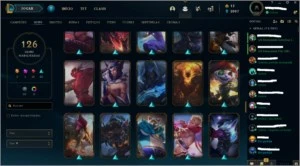 plat IV, e-mail verificado, muitas skins, Todos os champs - League of Legends LOL