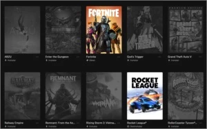 Conta Epic games com GTA V, Remmant, Watch Dogs 2 e outros.
