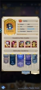 Conta saint Seiya Lendas da Justica - Saint Seiya Awakening SSA