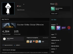 Conta Steam 18 Anos Cs Go Prime • Email Ok