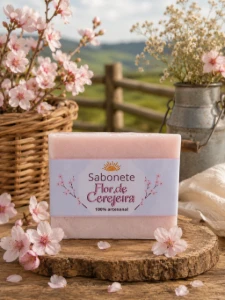 Sabonete Artesanal Flor de Cerejeira
