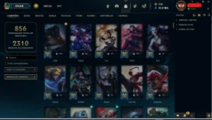 Conta De Lol Com 568 Skins - League of Legends