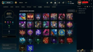 Conta De Lol Com 568 Skins - League of Legends